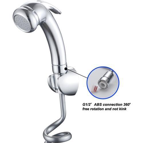 Toilet spray gun faucet partner flusher booster cleaning toilet faucet bathroom bidet nozzle portable bidet bidet rinse works