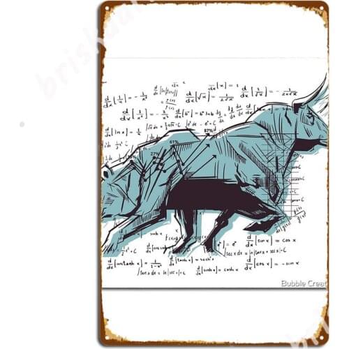 Bull And Bear Metal Signs Garage Club Wall Cave Printing Wall Decor Tin sign Posters