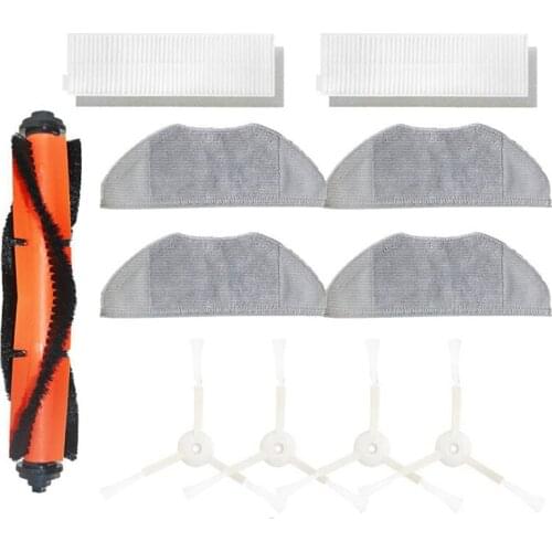 Main Brush Side Brush Filter Dishcloth Set For Xiaomi Mijia G1 MJSTG1 Vacuum Cleaner Home Appliance Parts Replacement