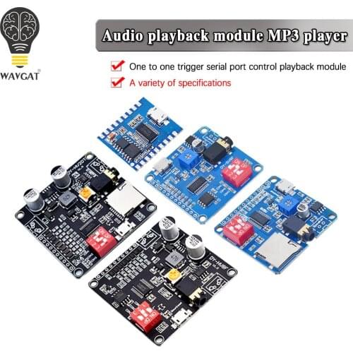DY-HV8F DY-HV20T Voice Playback Module Board MP3 Music Player 10W 20W 12V 24V Playback Serial Control DIY Electronic For Arduino