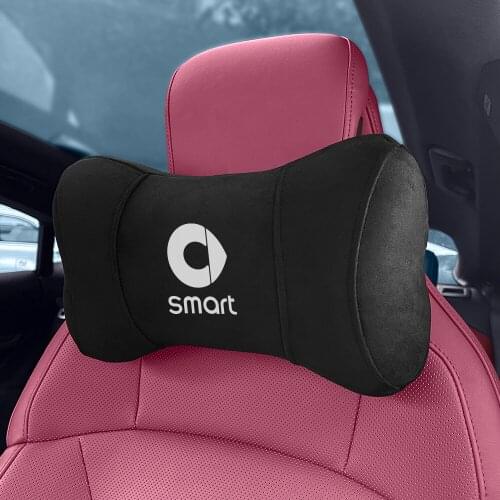 Car Seat Headrest Neck Pillows Cushion Support For Smart Fortwo Forfour 453 451 450 Head Protector Headrest Car Accessories