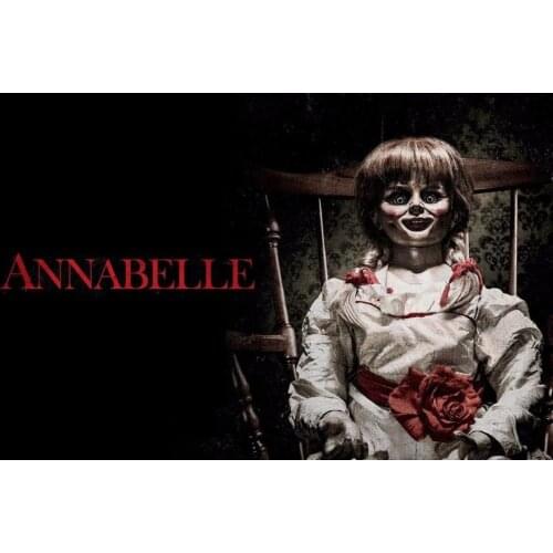 Annabelle Creation Supernatural 2 Silk Fabric Wall Poster Art Decor Sticker Bright