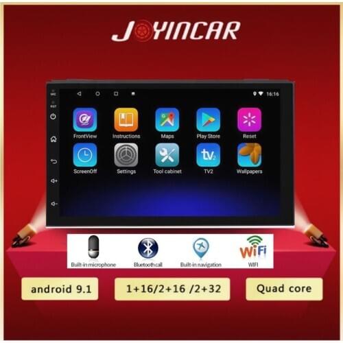 1 din Car Radio DVD GPS MP5 Android9.1 Multimedia Player Universal 7" audio Navigation For Volkswagen Nissan Hyundai Kia Toyota