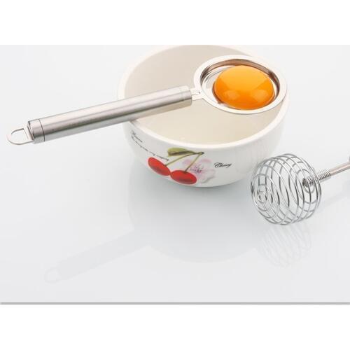 1PC Stainless Steel Egg Separator Tool Spoon Egg Yolk White Separator Egg Divider Egg Separator Kitchen Tools KX 144