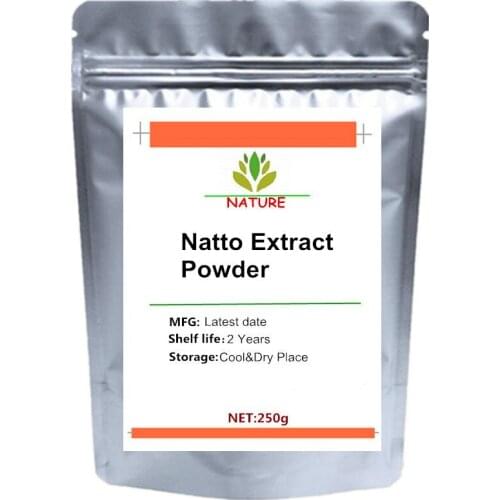 100% Pure Natural Organic Natto Nattokinase Extract Powder