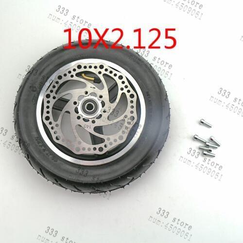 10x2.125 DISC BRAKE for self balancing electric scooter self Smart Balance 10x2.125 tire hoverboard WHEEL RIM Tire inner tube