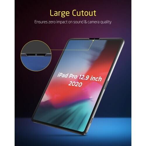 2pcs Screen Protector for iPad Pro 11 12.9 Inch 2020 Fingerprint-resistance Writable Lightning-Fast PET Frosted Film