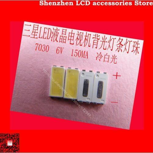 200Pieces/lot FOR FOR Maintenance Samsung tcl LED LCD backlight lights with light tube 7030 6V LED light beads