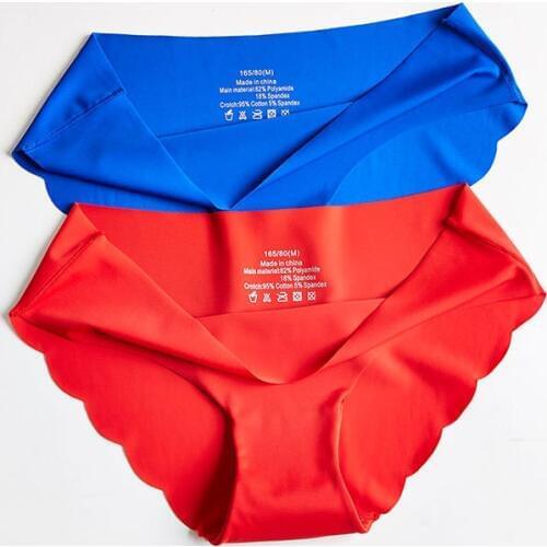 3Pcs/lot Seamless Panty Set Underwear Low-Rise Briefs Female Comfort Intimates Fashion Female Lingerie Drop Shipping