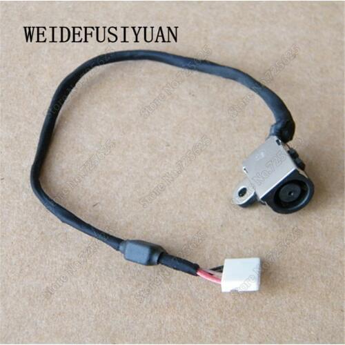 AC DC Power Jack Socket Connector with Cable for Dell Inspiron 15 7000 15-7000 15 7537 15-7537 Series Laptop 50.47L02.001