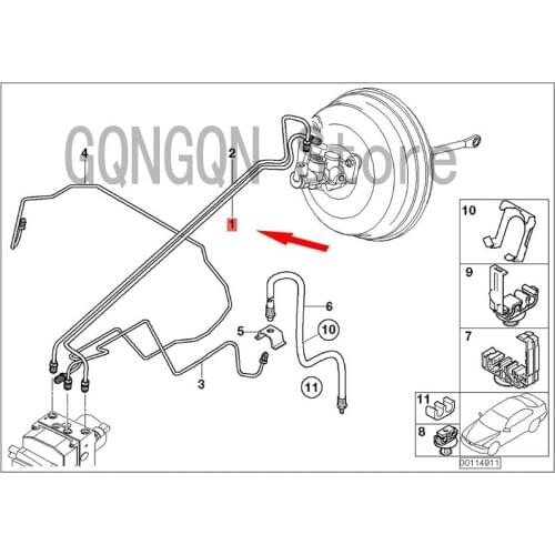 CAR oil pipe bm wE53 X5 3.0D M57N E53 X5 4.4I N62 E53 X5 3.0I Vacuum pump vent pipe Connect hose pump pipe