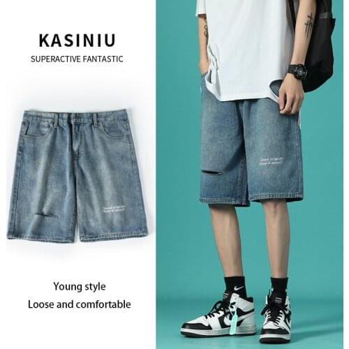 Jeans Summer Shorts Men Casual Slim Fit High Quality Denim Shorts Male Brand Clothes