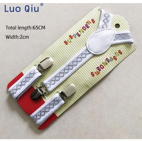 New Super Baby Boys Girls Kid Children Clip on Y Back Elastic Suspenders Slim Adjustable Braces