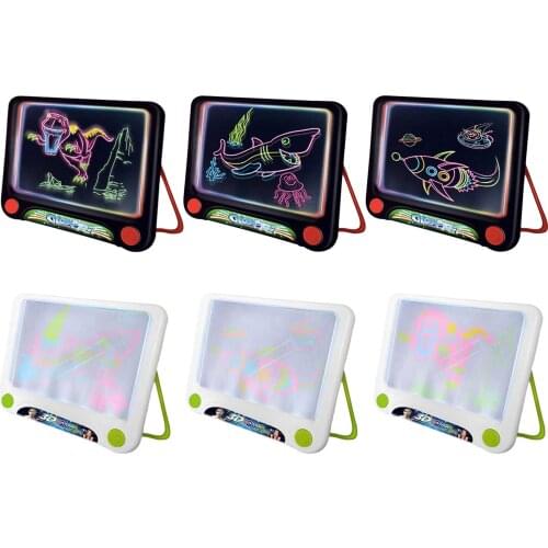 3D Electronic Drawing Board Digital LCD Screen Writing Tablet Children Painting Handwriting Pad Kids Birthday Gift