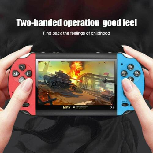 4.3 Inch Dual Joystick Game Console MP3 Player Double Rocker For PSP 128 Bit With 8GB Built In 10000 Free Games