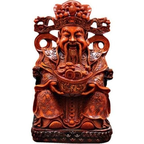 RESIN HANDICRAFT, THE GOD OF WEALTH BUDDHA FURNISHING ARTICLES WEALTH TREASURES FILL THE HOME DECORATION HOME DECORATION