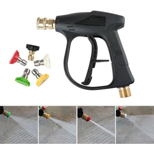 M22 X 1.5 Mm High Pressure Car Washer Tool Washer Tool With 5 Nozzles For Car Pressure Power Washers Water Tool Cleaning Tools