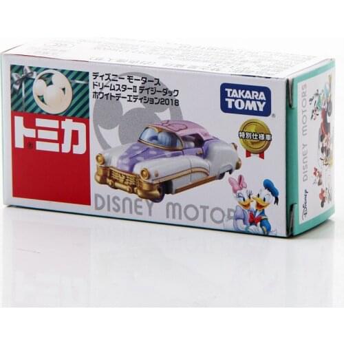 Takara Tomy Tomica Disney Motors Dream Star II Daisy Duck White Day Edition 2018 Metal Vehicle Cars