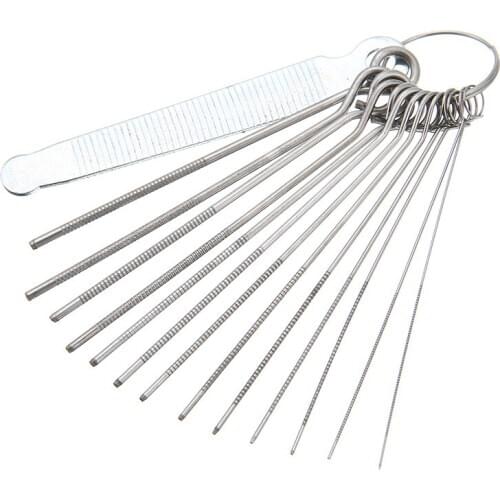 Professional Guitar Nut Slotting File Kit Steel Saw Rods Slot Filing Set Luthier Tool for Guitar