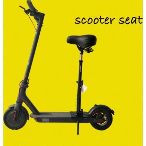 Electric Scooter Skateboard Seat Foldable Saddle for Xiaomi Mijia M365 Electric Scooter Chair Height Adjustable with Seat Bumper