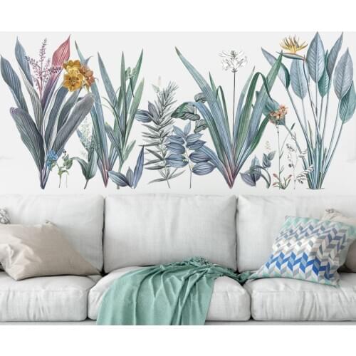 Modern Wall Stickers Home Office Decor Living Room Sofa Backdrop Decoration Aesthetic Skirting Warm Bedroom Decals for Furniture