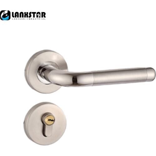 Pure Copper Thickening Single Open Door Lock-core Design Split Mute Lock Door Knob Wood-Door Stainless Steel Handle Locks