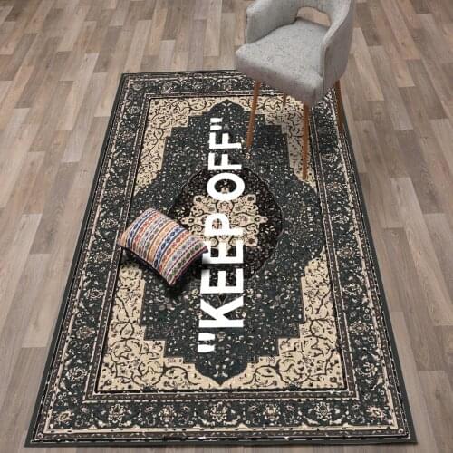 Keep Off Vintage 5 Patterned Rug, Non-Slip Kitchen Rug,Corridor Carpet,Area Rug, modern Carpet, Design Rug,Themed Carpet