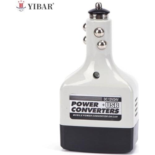 High Quality Auto Charger Adapter DC 12V To AC Converter 220V Mobile Charger Power With USB