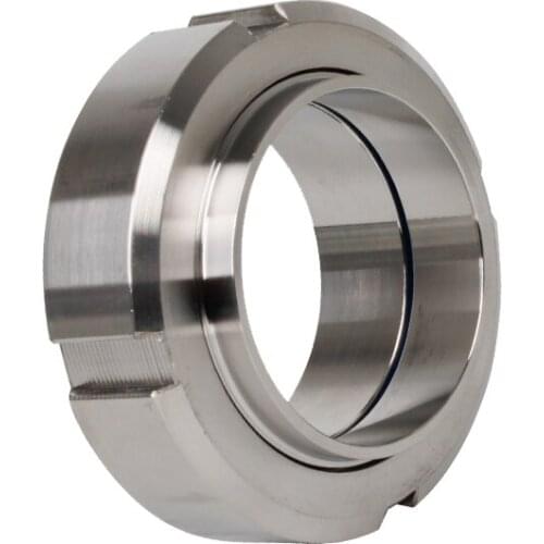 304 Stainless Steel SMS Union Sanitary CNC Joint Joint Joint Welding round Screwed Pipe Joint