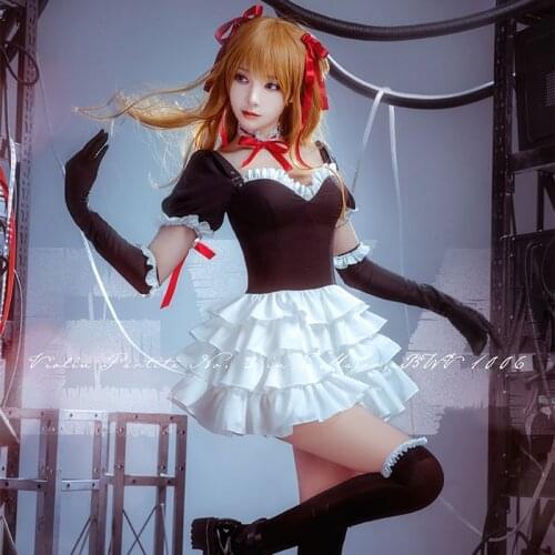 Ainme EVA Cosplay Asuka Langley Soryu Gothic Lolita Dress Uniform Outfit Anime Cosplay Costumes