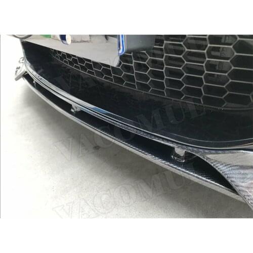 Carbon Fiber Front Lip Spoiler For BMW 2 Series F87 M2 2016-2019 V Style FRP Head Bumper Chin Shovel Guard Car Styling