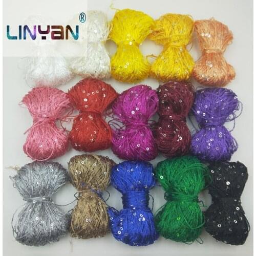 15 pieces *15g Shiny yarn The characteristic line Sequins Collocation of wool Characteristics accessories hand knitting zl4