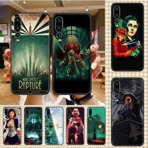 Game BioShock Phone case For Huawei P Mate P10 P20 P30 P40 10 20 Smart Z Pro Lite 2019 black pretty cover fashion back luxury