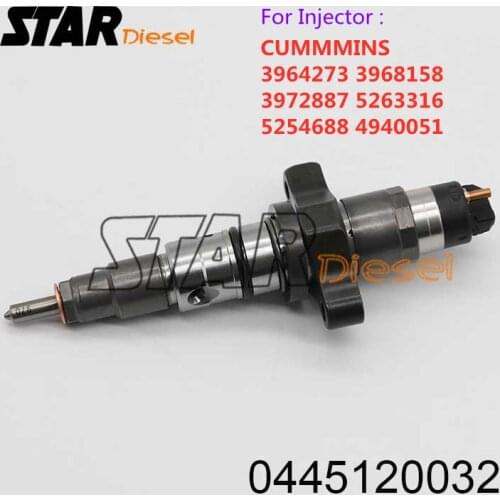 0445120032 Common Rail Injector Nozzle 0 445 120 032 For CUMMMINS 3964273 3968158 3972887 5263316 5254688 4940051