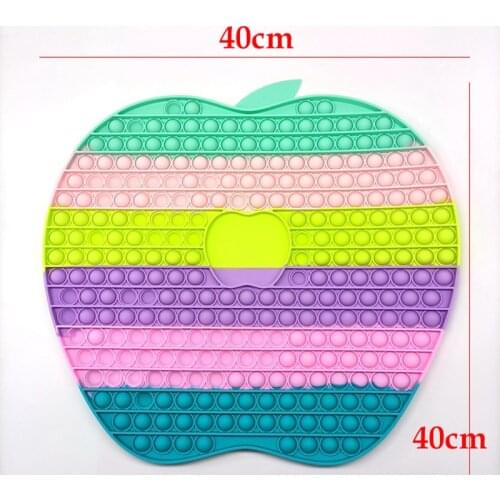 New Hot 40cm Super Big Size Push Bubble Toys Autism Needs Squishy Stress Reliever Toys Adult Kid Fidget Family Table Board Games