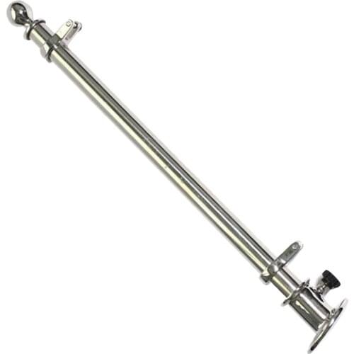 316 Stainless Steel Boat Yacht with Socket Base Sailing Flag Pole 24"