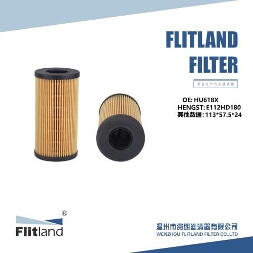 OIL FILTER FOR MERCEDES-BENZ OPEL MANN-FILTER HU 618 X HENGST E112HD180 MAHLE OX441D FL-J113