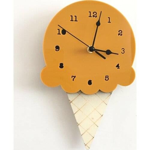 Wall Clock Modern Design Home Fashion Wall Clock Nordic Style Mute Clock Pendulum Watch Wooden Wall House Decoration Cute