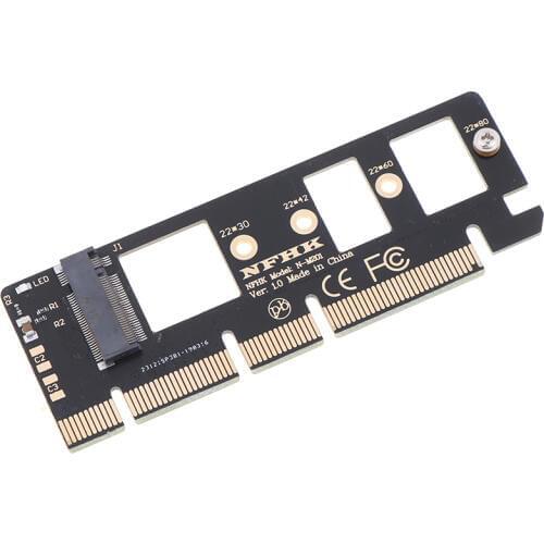 M Key M.2 NVME AHCI SSD To PCI-E PCI Express 3.0 16x x4 Adapter Riser Card Converter For XP941 SM951 PM951 A110 SSD