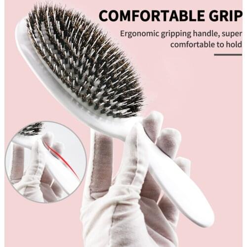 Barber Wet Brush Detangler Hairdresser Hairdressing Tools Beauty Hair Care Tools Boar Bristles Massage Combs For Hair