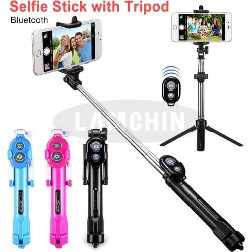 Portable Stick 3 IN 1 Mini Smartphone Monopod Wireless Bluetooth Remote Control Stick Tripod For Xiaomi Huawei