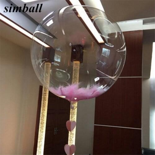 1pcs No wrinkles Clear Balloons Transparent DIY Helium Balloons Globos Birthday Wedding Party Decor Supplies Bubble Ballon Gifts