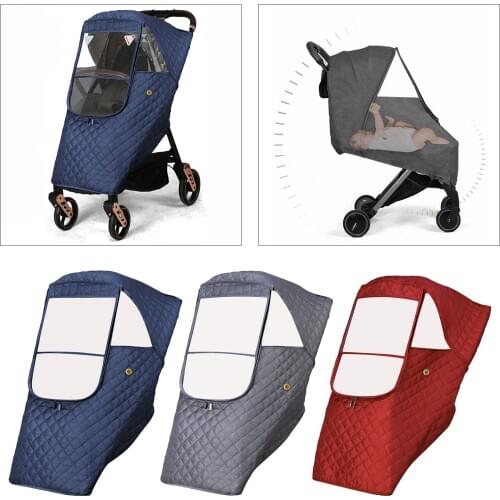 Warm Stroller Rain Cover Windproof Full Cover for Infant Stroller Buggy Pram