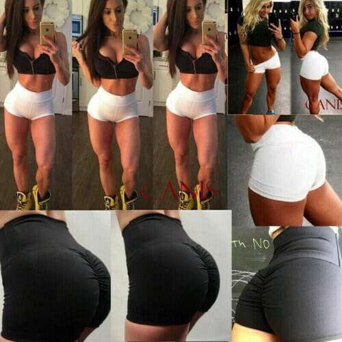 Womens Summer Swimming Beach Gym Yoga Solid Shorts Ladies Sports Casual Pants