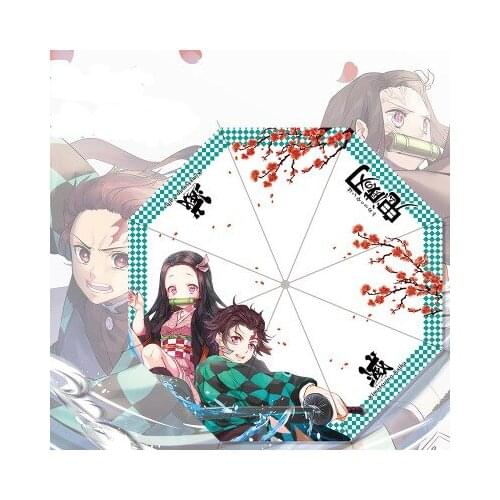 Fashion Anime Tokyo Ghoul Umbrella Rain Women uv Umbrella For Anime Lovers Windproof Foldable Umbrellas Cosplay Props Tools