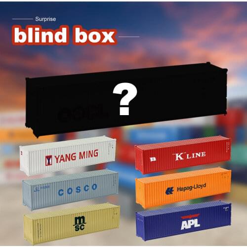 12pcs Model Railway N scale 1:160 40ft Shipping Containers Random Model Cargo Box