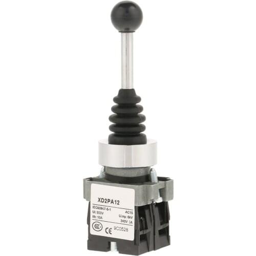 2 Position 2NO XD2PA12 Switch Locked Joystick Switch Replacement Fits easy for mounting and operation long serving life