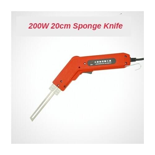200W 20CM Electric Cutting Knife Handheld Heating Knife Cutter Electric Foam Sponge Cutter Thermal Cutting Tool