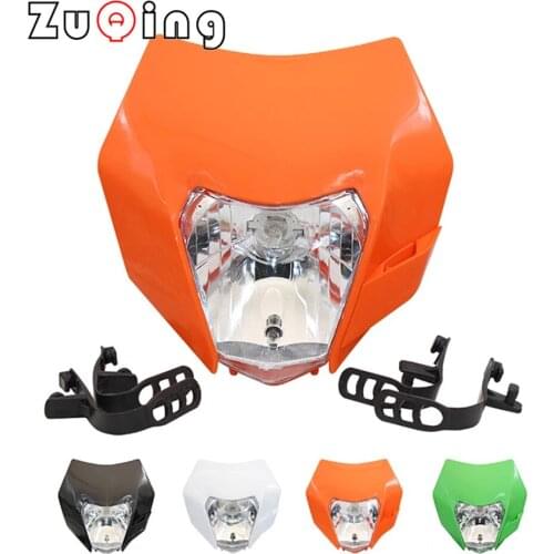 2016 Universal Motorcycle Headlight Headlamp Light For SXF EXC XCF SMR 150 200 250 350 450 Enduro Supermoto Dirt Bike Motor