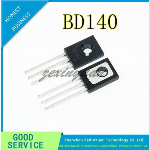 50PCS/LOT BD140 140 PNP 1.5A/80V TO-126 POWER TRANSISTORS